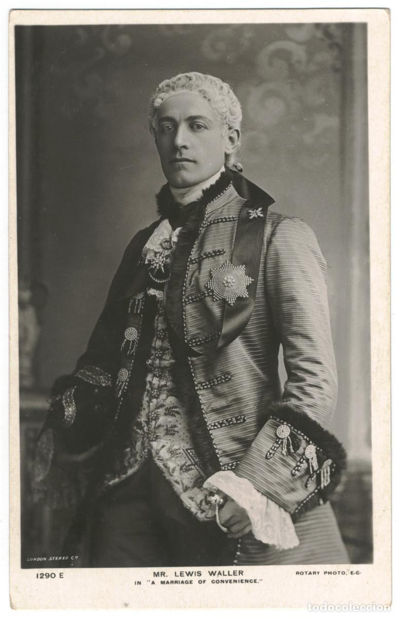 Postales: 2 Postales seriadas Actor WALLER, Lewis_Rotary. 1290 E, H. Los 3 Mosqueteros.