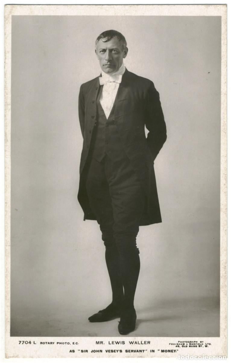 Postales: Actor eduardiano WALLER, Lewis_Rotary. 7704 L. As Sir John Vesey's Servant in Money. Photo Foulsham