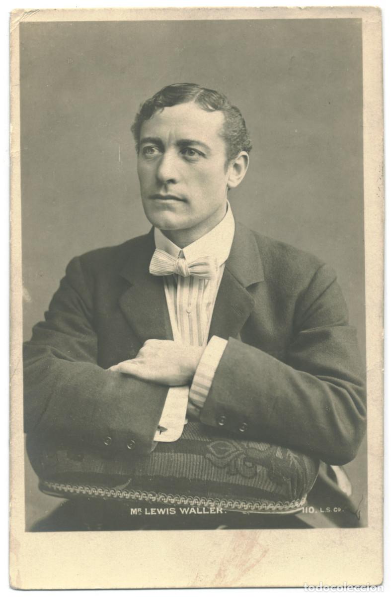 Postales: Actor eduardiano WALLER, Lewis_London Stereoscopic. 110