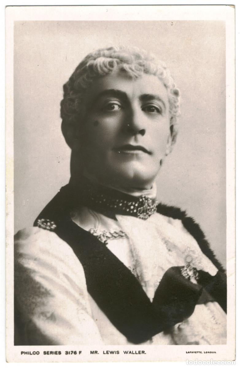 Postales: 2 Postales seriadas Actor eduardiano WALLER, Lewis_Philco. 3176 E, F. Photo Lafayette