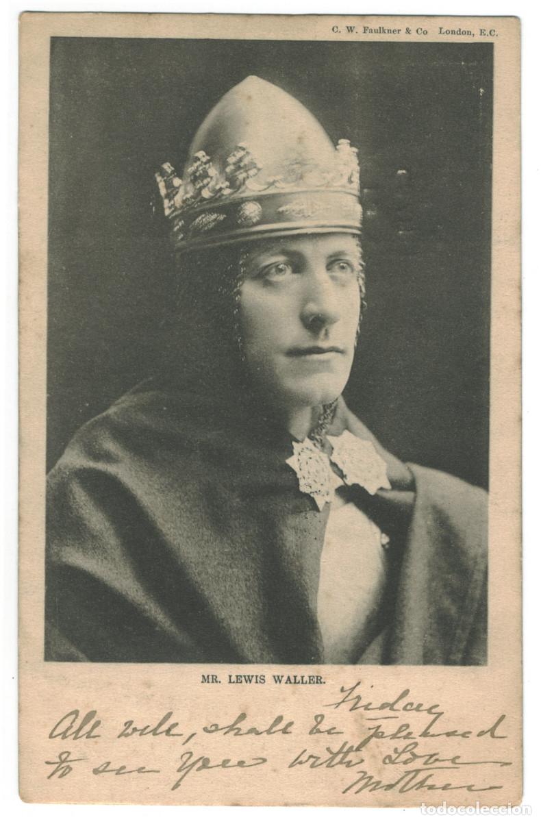 Postales: Actor eduardiano WALLER, Lewis_C. W. Faulkner