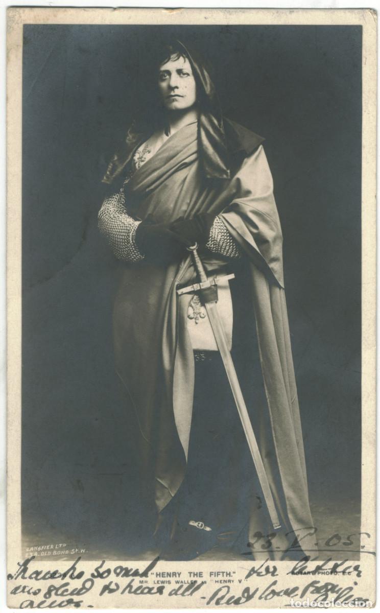 Postales: Actor eduardiano WALLER, Lewis (Henry V Shakespeare)_Rotary; 3234 A. Photo Langfier
