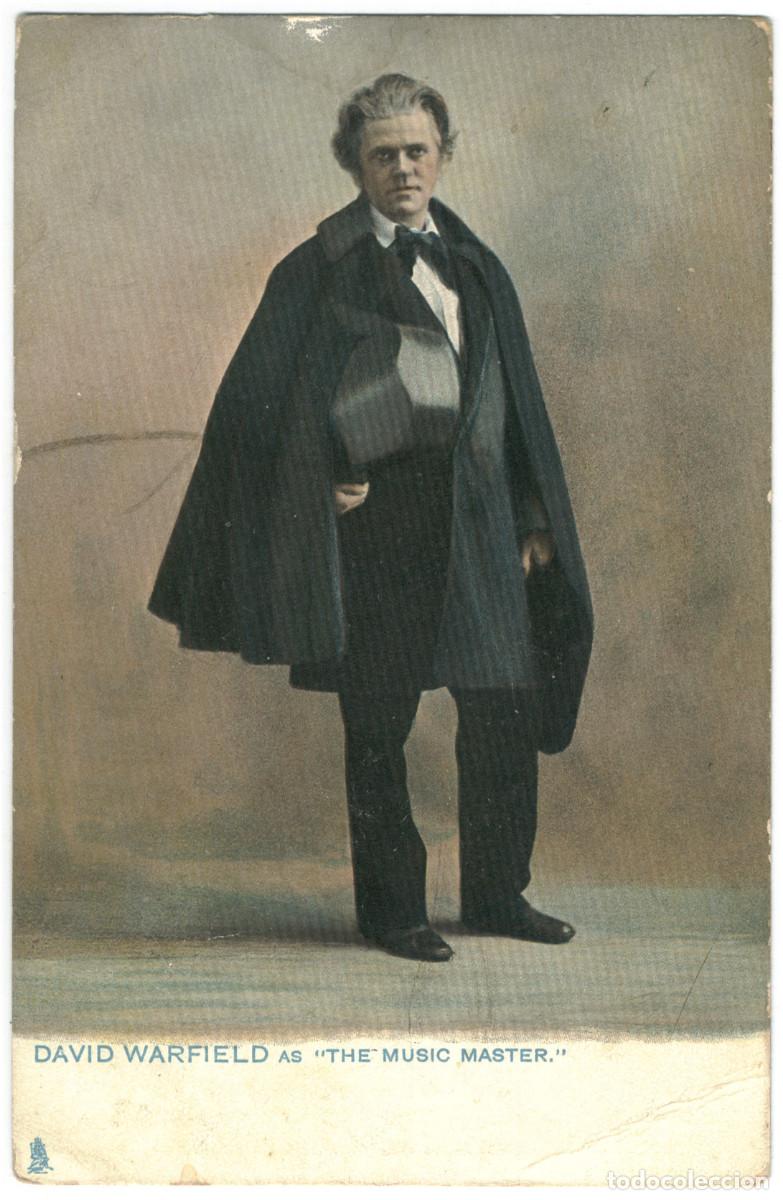 Postales: Actor WARFIELD, David_Raphael Tucks Photochrome (Celebrities of the Stage; 4498). As The Music Maste