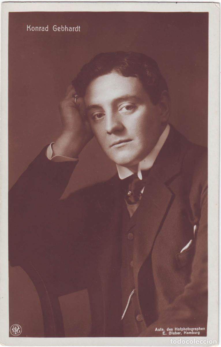 Postales: Actor GEBHARDT, Konrad_NPG. Photo E. Bieber