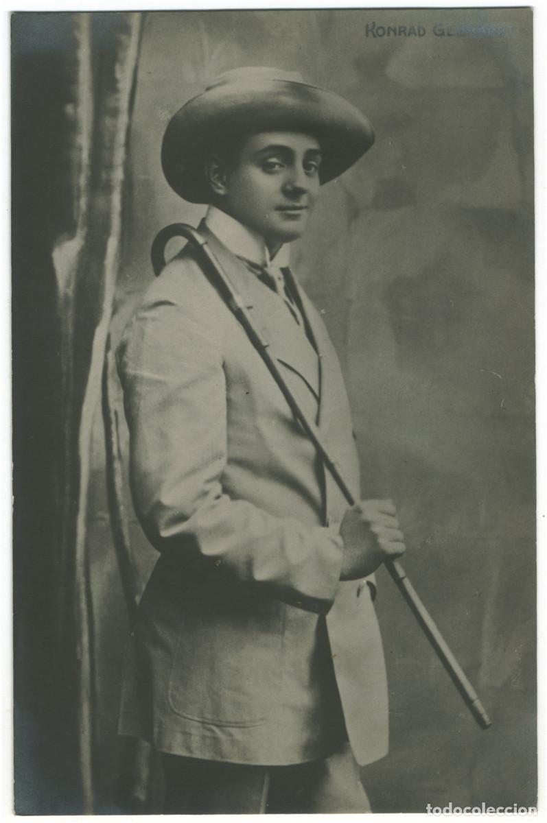 Postales: Actor GEBHARDT, Konrad_NPG. Photo E. Bieber