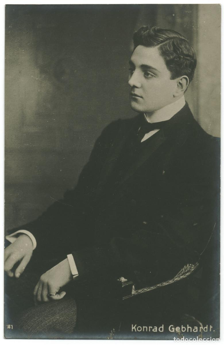 Postales: Actor GEBHARDT, Konrad_Fr. Groth. 21