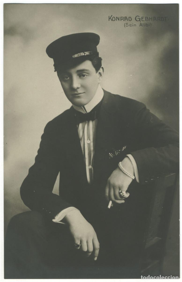 Postales: Actor GEBHARDT, Konrad_M. Geilenfeld. 1252. Sein Alibi