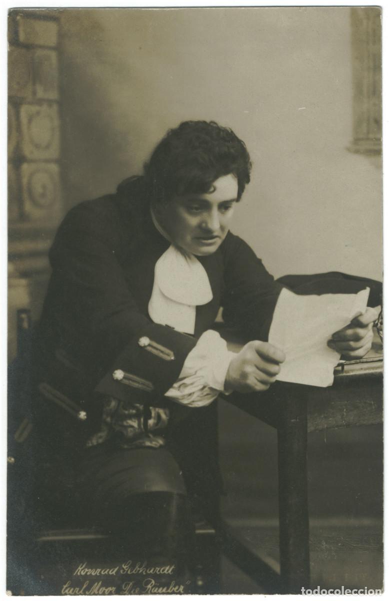 Postales: Actor GEBHARDT, Konrad_A. Mocsigay. As Carl Moor in Die R&uuml;mber