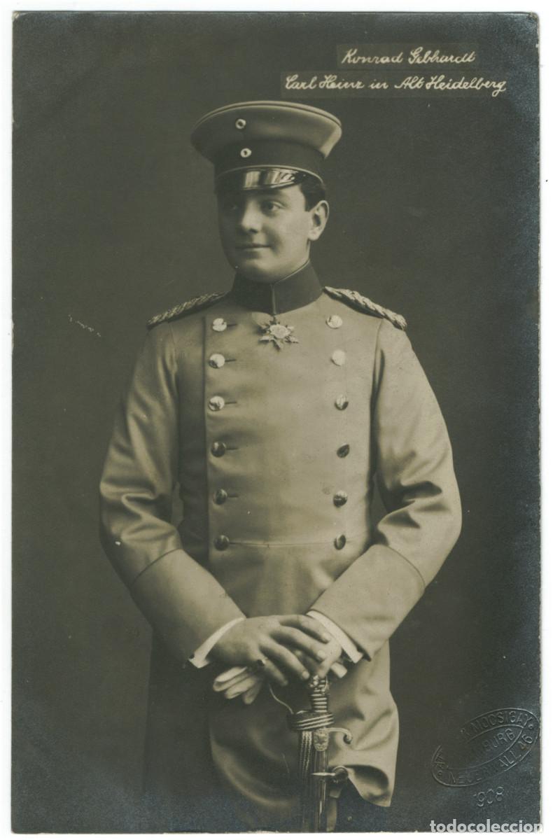 Postales: Actor GEBHARDT, Konrad_A. Mocsigay. As Carl Heinz in Alt Heidelberg