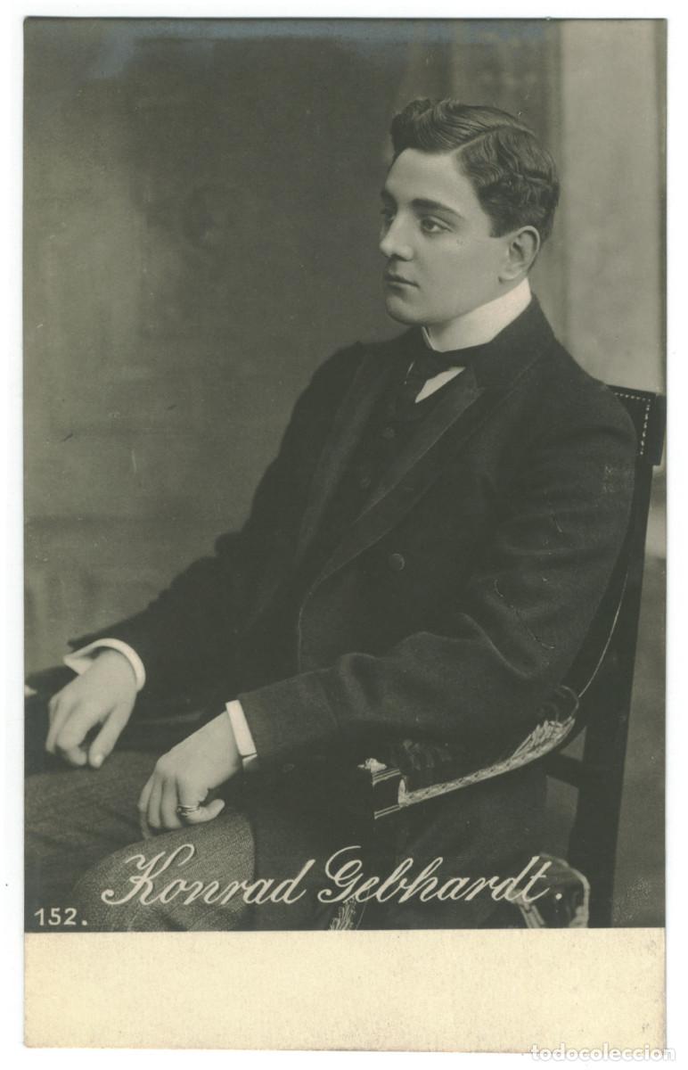 Postales: Actor GEBHARDT, Konrad_Fr. Groth. 152