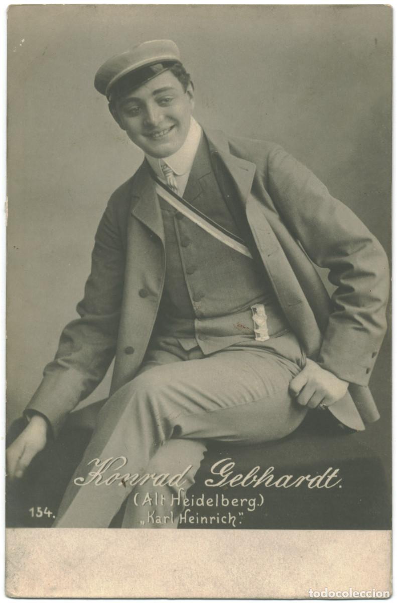 Postales: Actor GEBHARDT, Konrad_Fr. Groth. 154. As Alt Heidelberg in Karl Heinrich