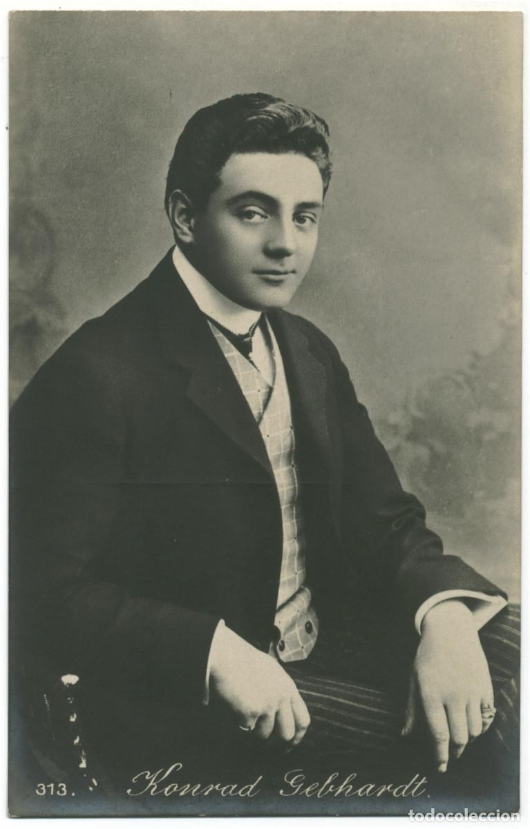 Postales: Actor GEBHARDT, Konrad_Fr. Groth. 313