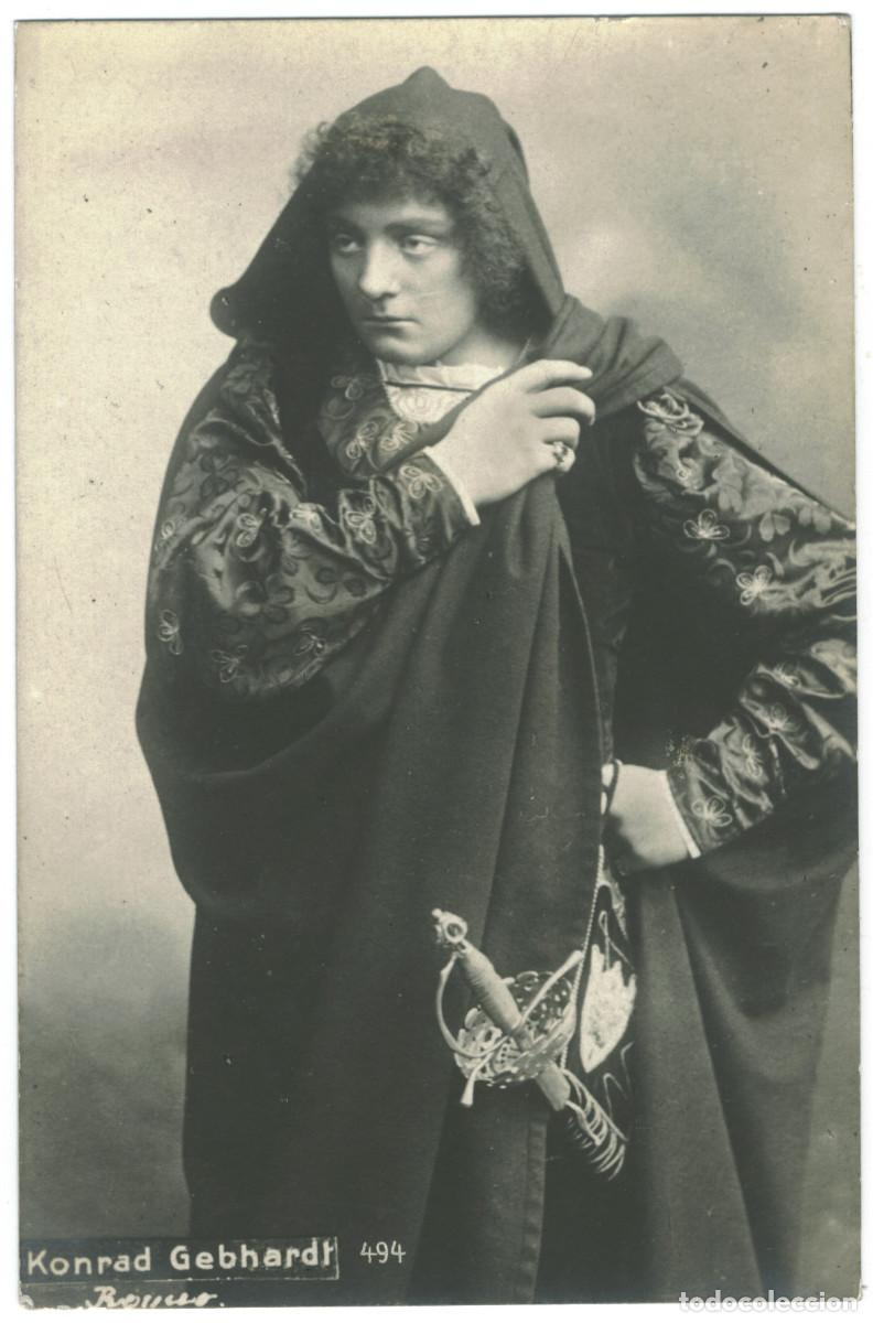 Postales: Actor GEBHARDT, Konrad_Fr. Groth. 494. As Romeo
