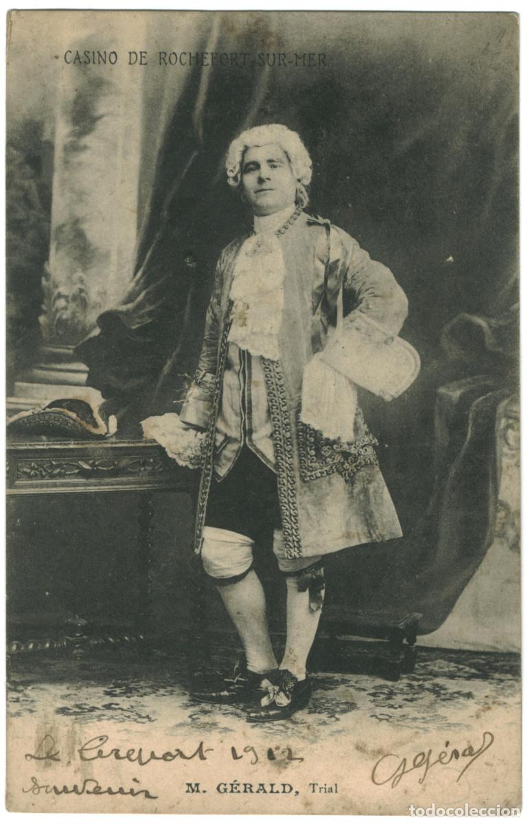 Postales: Actor G&Eacute;RALD, M._Casino du Rochefort sur Mer. As Trial