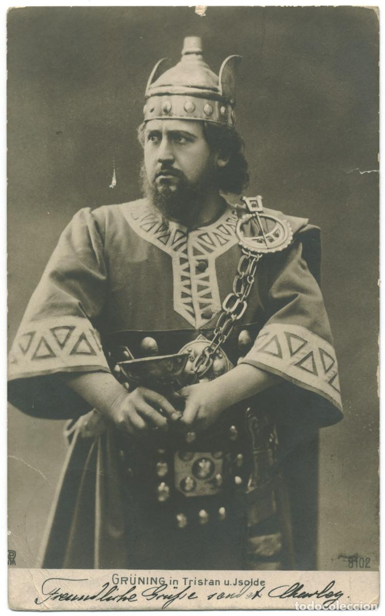 Postales: Actor GR&Uuml;NING_RPH. 8102. In Tristan u. Isolde (Wagner)