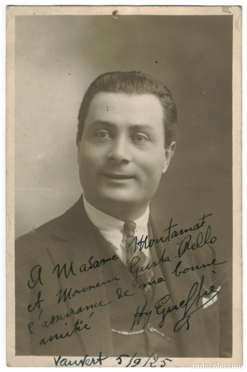 Postales: Actor GUELFIE_Sin datos. Signed Autograph Firmada