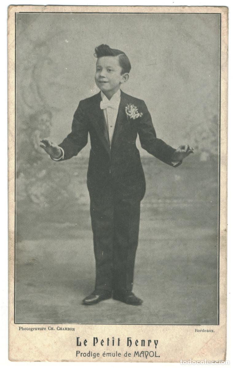 Postales: Actor Le Petit HENRY_Ch. Cahambon. Prodige &eacute;mule de Mayol
