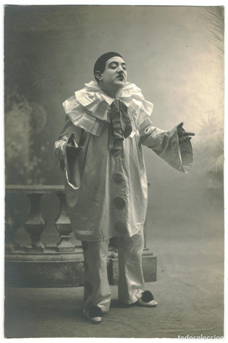 Postales: Actor IBA&Ntilde;EZ_A. Esplugas. In Pierrot, Pantomima