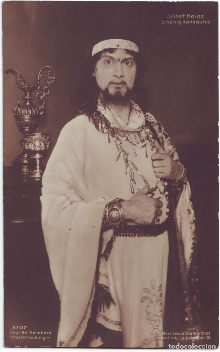 Postales: Actor KAINZ, Josef (as K&ouml;nig Kandaules)_Louis Blumenthal; 3107. Photo Adolf Bernhard (Klosterneuburg