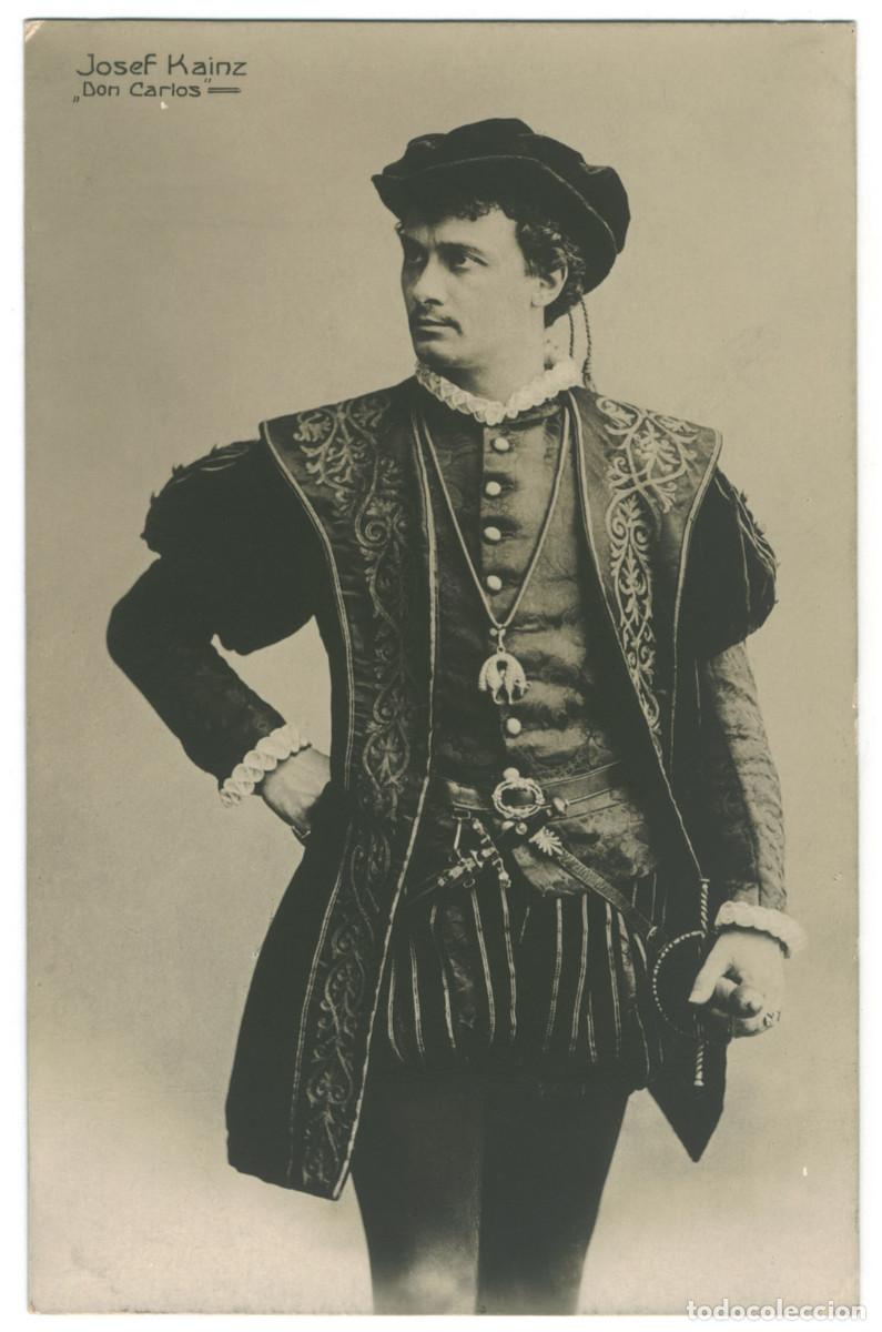 Postales: Actor KAINZ, Josef_Sin datos. As Don Carlos