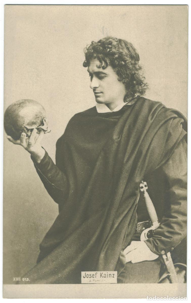 Postales: Actor KAINZ, Josef_Sin datos. XVII-013. As Hamlet