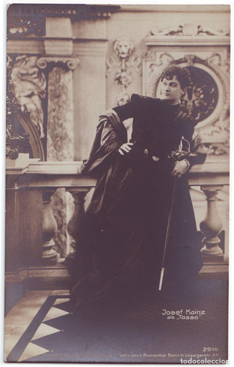 Postales: Actor KAINZ, Josef (as Tasso)_Louis Blumenthal; 2916. Photo Adolf Bernhard