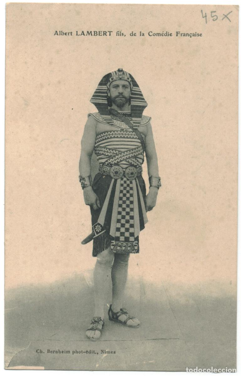 Postales: Actor LAMBERT, Albert. Fils_Ch. Bernheim. Com&eacute;die Fran&ccedil;aise