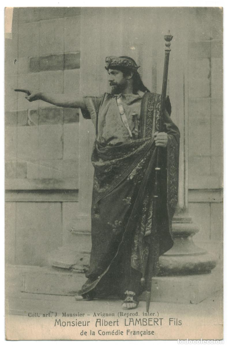 Postales: Actor LAMBERT, Albert. Fils_J. Maussier. Com&eacute;die Fran&ccedil;aise