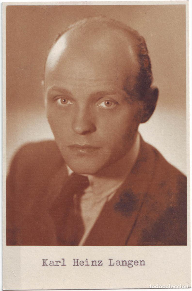 Postales: Actor LANGEN, Karl-Heinz_Sin datos. [conferencier]