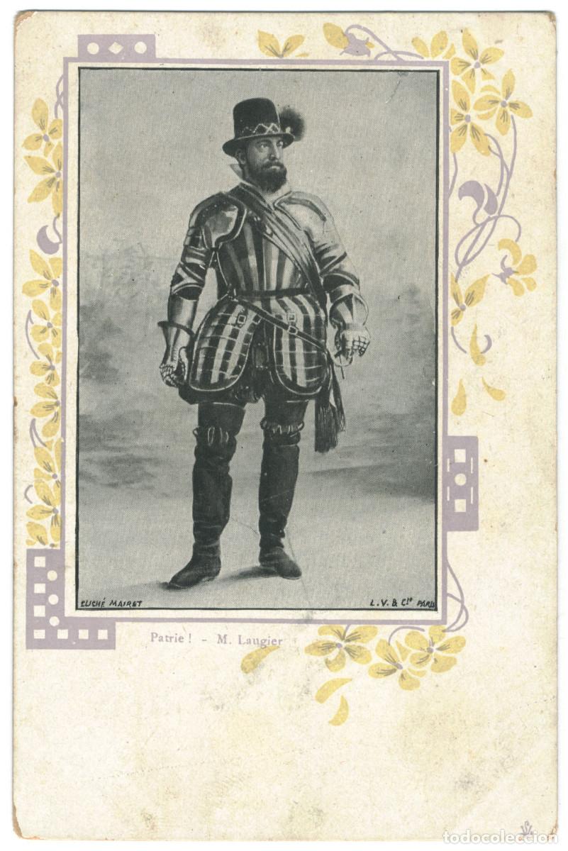 Postales: Actor LAUGIER, M._L. V. B. In Patrie!. Photo Mairet