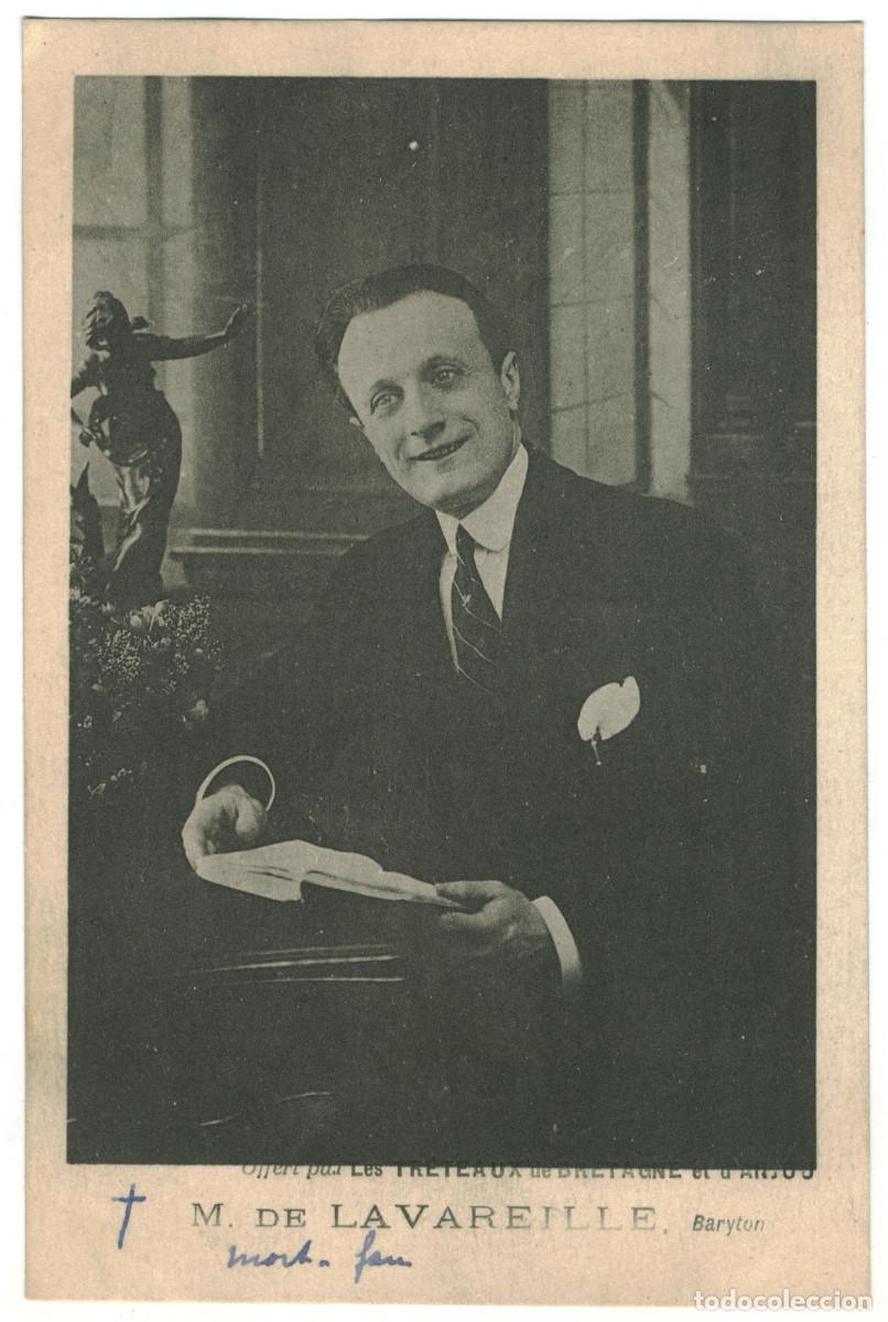 Postales: Actor LAVAREILLE, Bose de_Les tr&eacute;teaux de Bretagne et d`Anjou