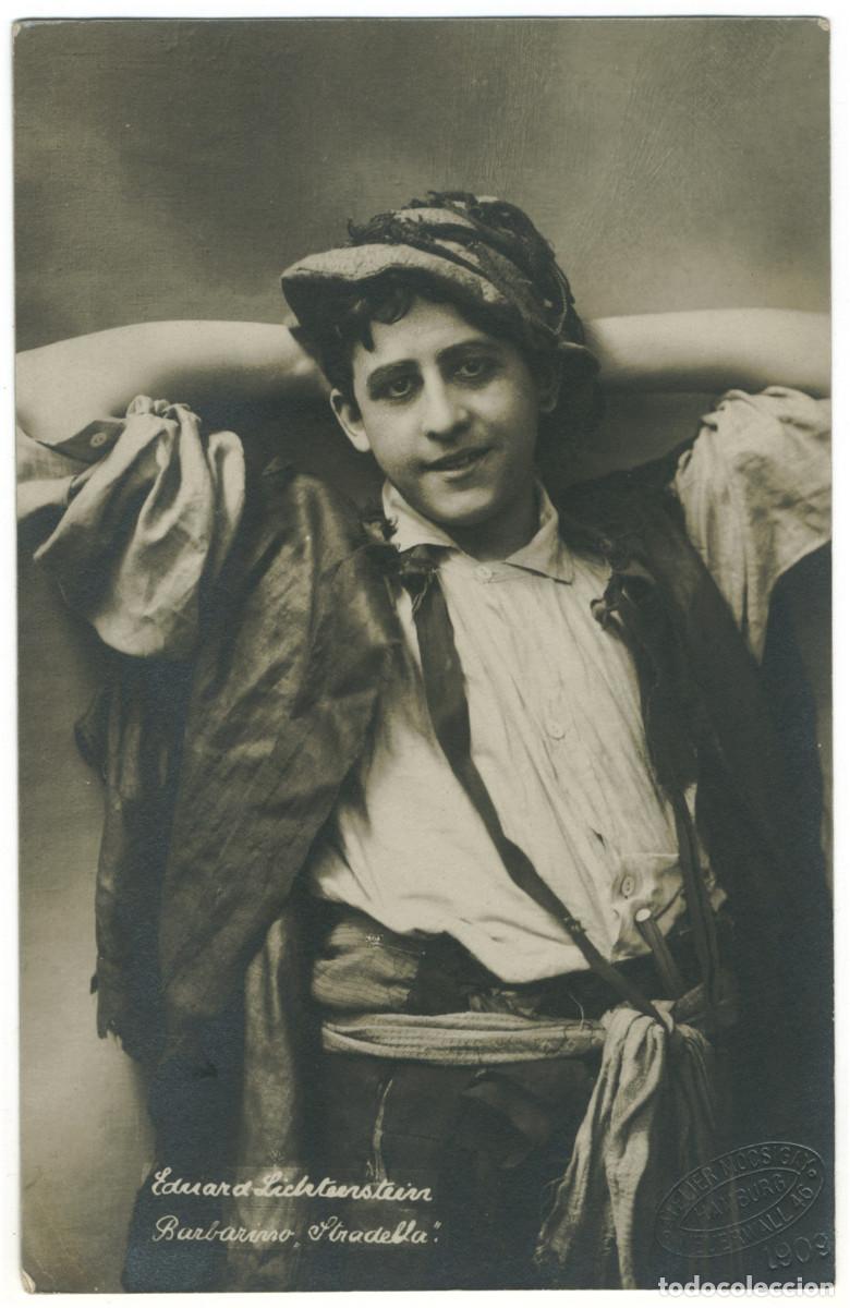 Postales: Actor LICHTENSTEIN, Eduard_A. Mocsigay. As Barbarerino in Stradella
