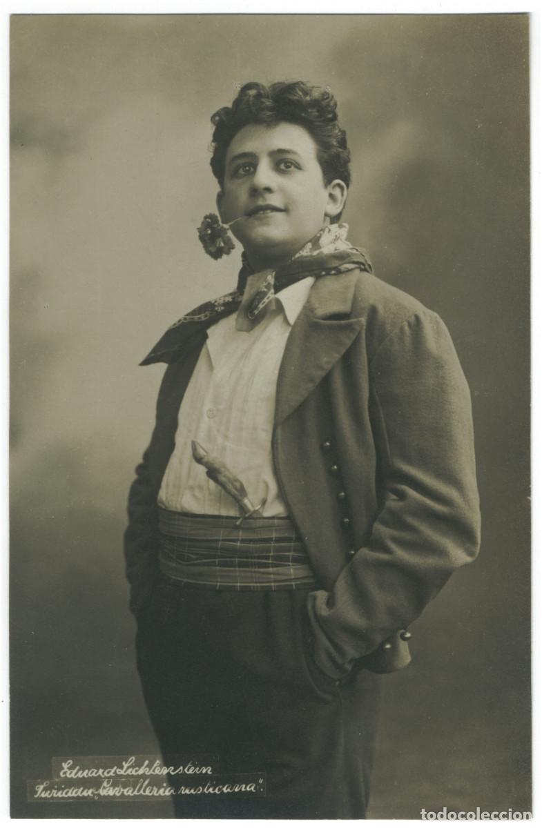 Postales: Actor LICHTENSTEIN, Eduard_A. Mocsigay. As Turidau in Cavalleria Rusticana