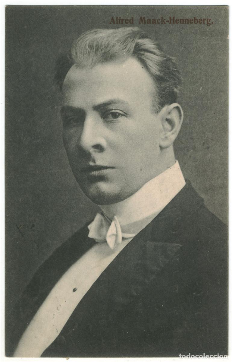 Postales: Actor MAACK-HENNEBERG, Alfred_Ziegner. 8913