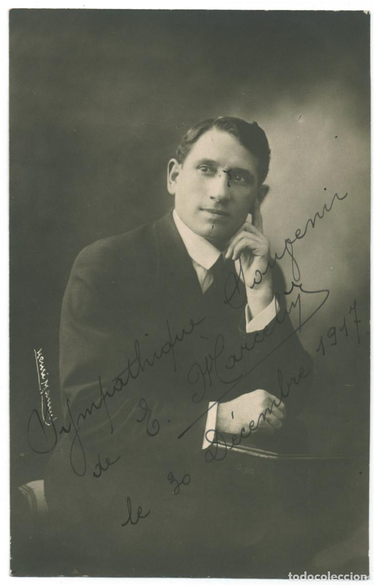 Postales: Actor MARCELIN, E._Sin datos. Photo Henri Manuel. Signed Firmada Autograph