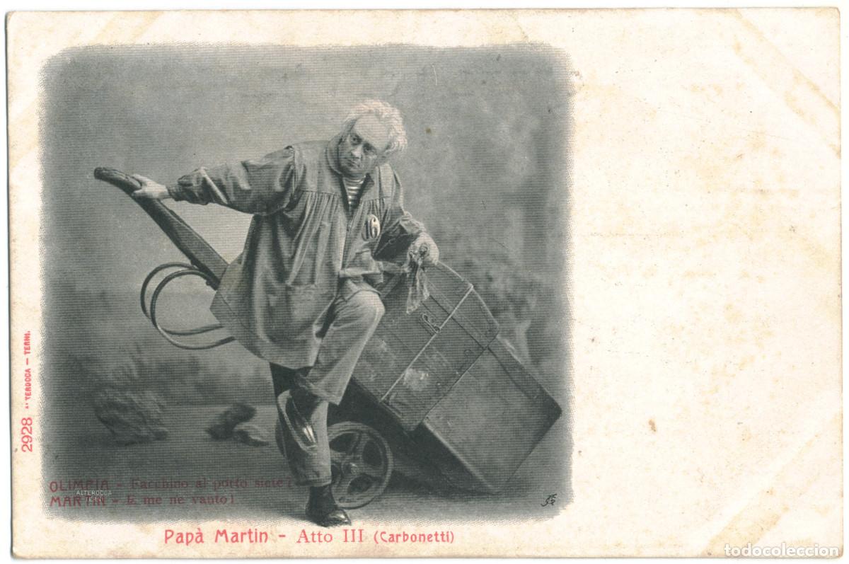 Postales: Actor Pap&aacute; Martin (CARBONETTI)_Aterocca Terni; 2928