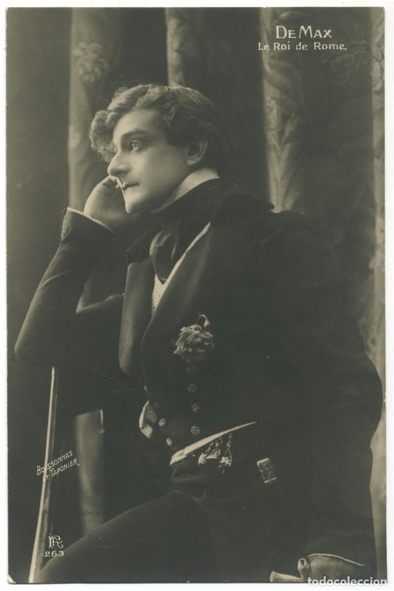 Postales: Actor MAX, De_A. Christensen. 263. In Le Roi de Rome. Photo Bossonnas
