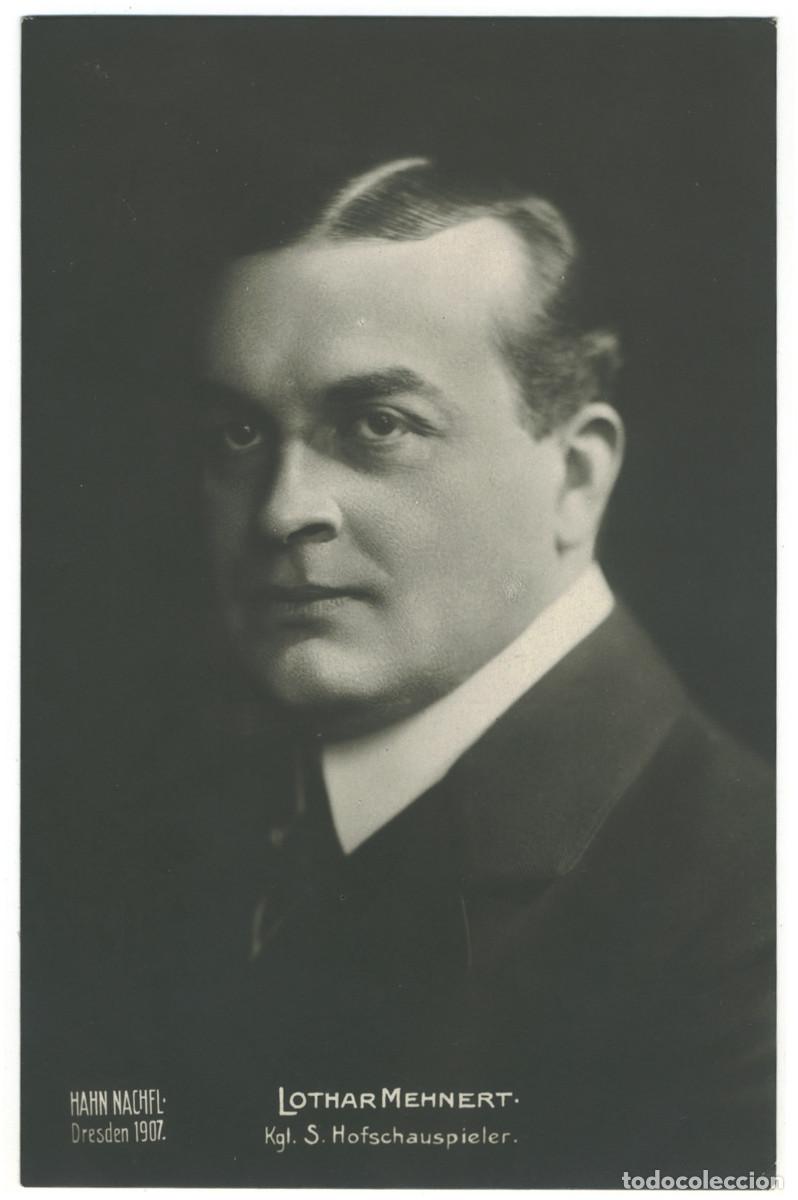 Postales: Actor MEHNERT, Lothar_Hahn Nachel. S. Hofschauspieler