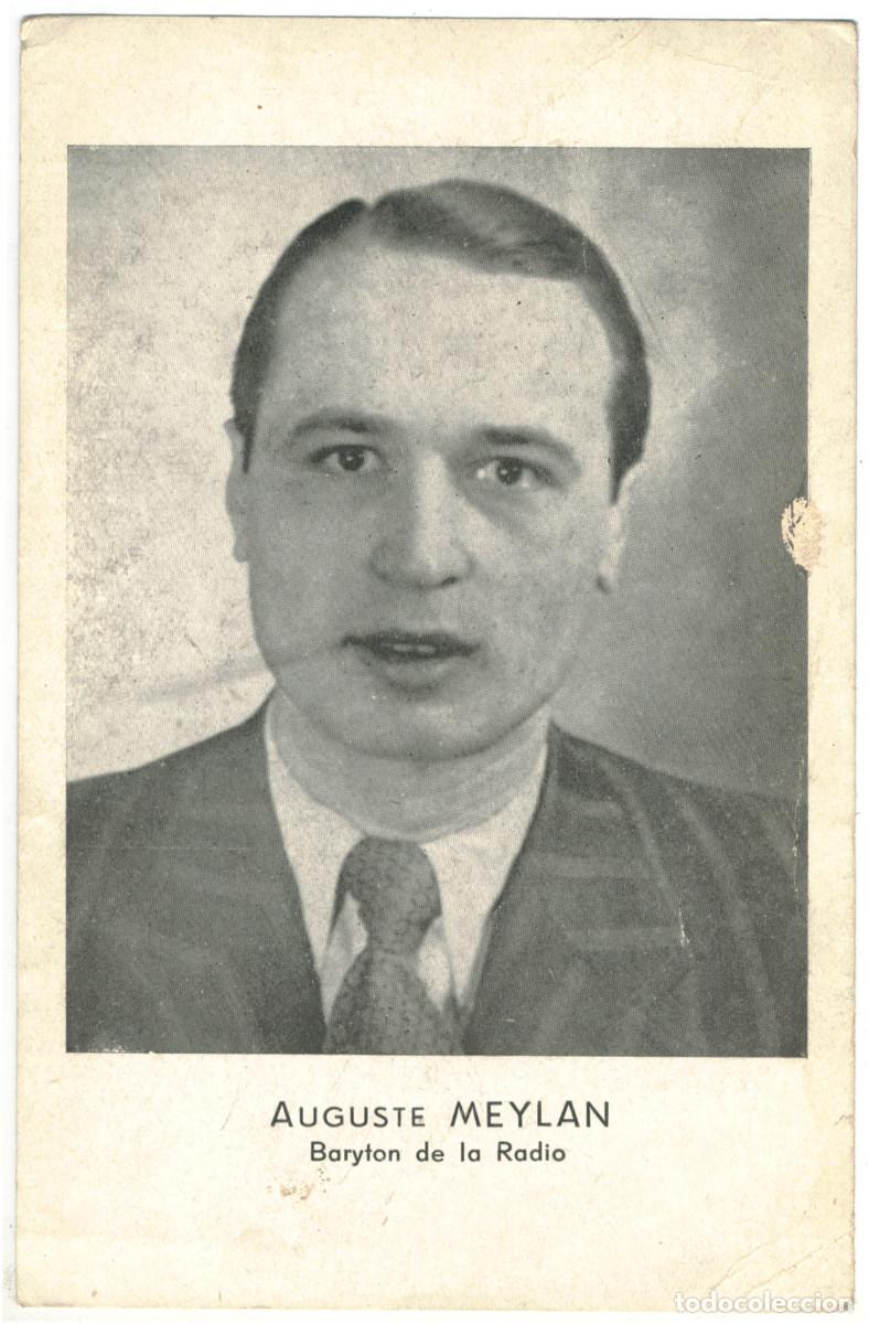 Postales: Actor MEYLAN, Auguste_Baryton de la Radio