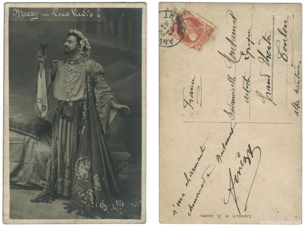 Postales: Actor MEZY_Skoff. In Quo Vadis. Signed Firmada Autograph