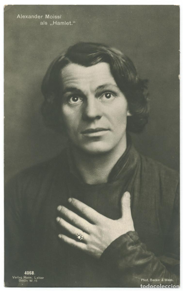 Postales: Actor MOISSI, Alexander_Leiser. 4068. As Hamlet. Photo Becker & Maas