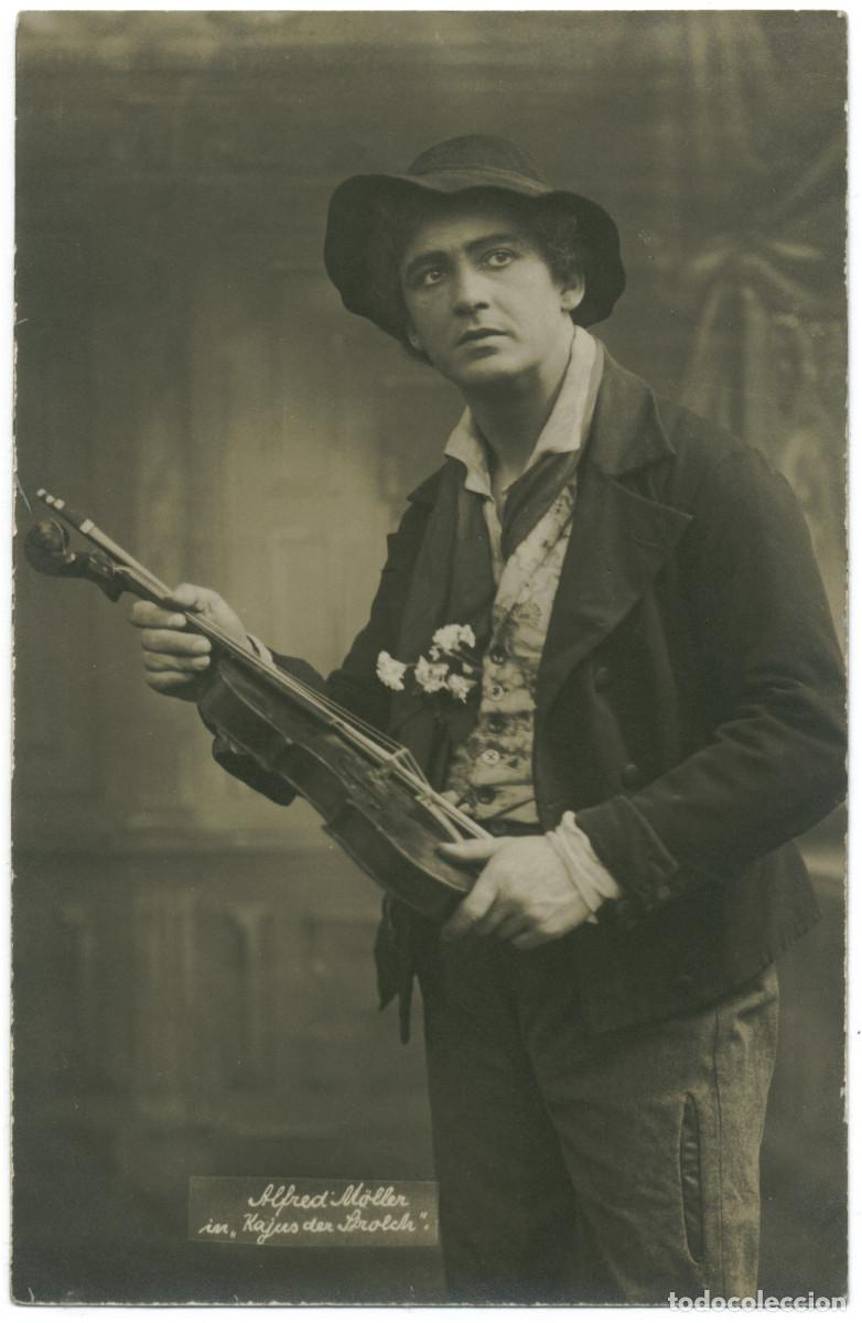 Postales: Actor M&Ouml;LLER, Alfred_A. Mocsigay. In Kajus der Srolch