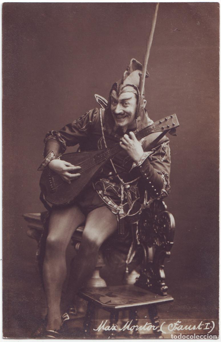 Postales: Actor MONTOR, Max in Faust I_A. Mocsigay (1911)