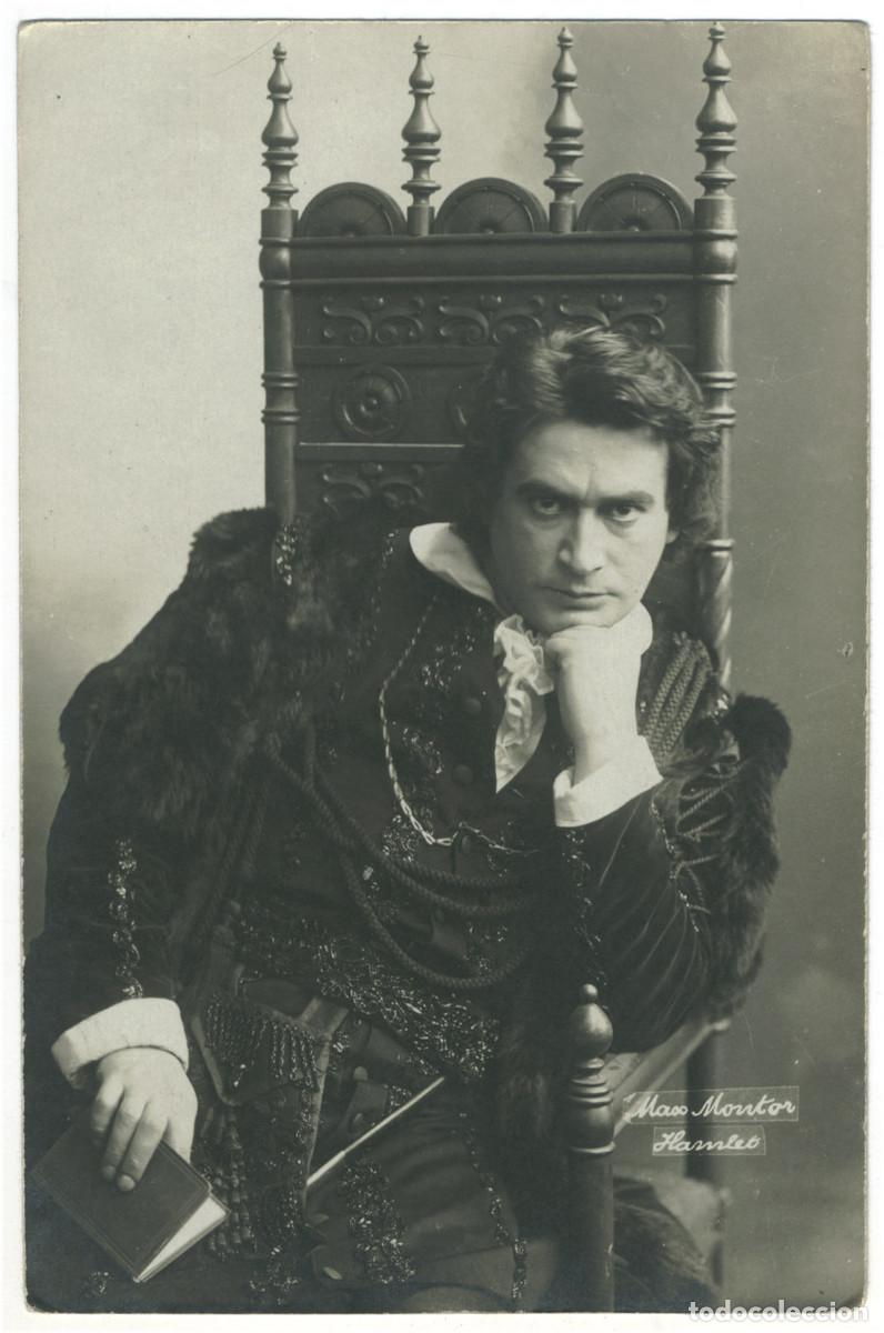 Postales: Actor MONTOR, Max_A. Mocsigay. As Hamlet