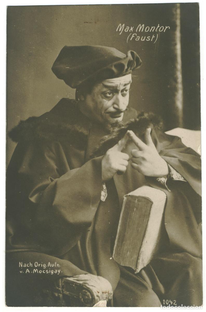 Postales: Actor MONTOR, Max_Fr. Groth. 1042. As Faust. Photo A. Mocsigay