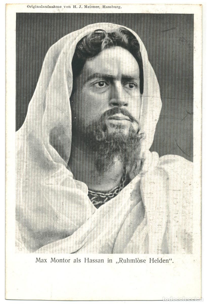 Postales: Serie 4 Postales Actor MONTOR, Max_H. J. Meisner
