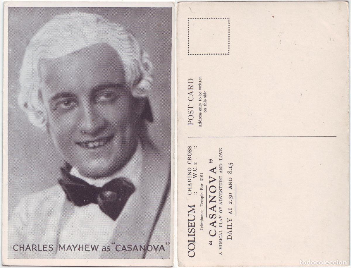 Postales: Actor MAYHEW, Charles_Sin datos. Casanova (Coliseum)
