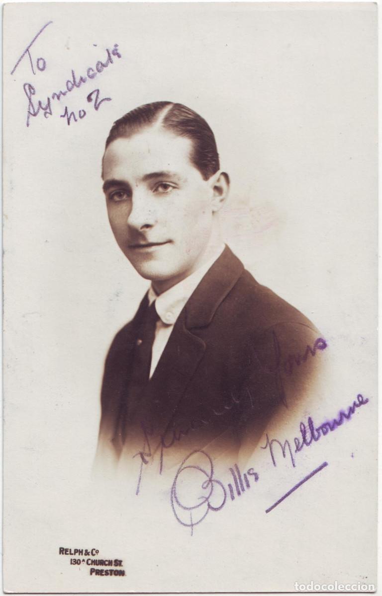 Postales: Actor MELBOURNE, Billie_Relph. Signed Autograph Firmada