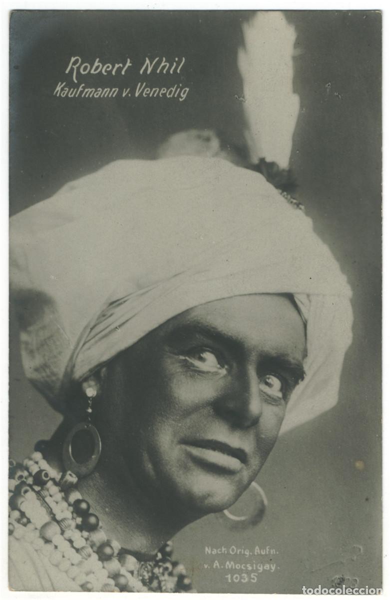 Postales: Actor NHIL, Robert_Arthur L&ouml;he. 1035. As Kaufmann v. Venedig. Photo A. Mocsigay