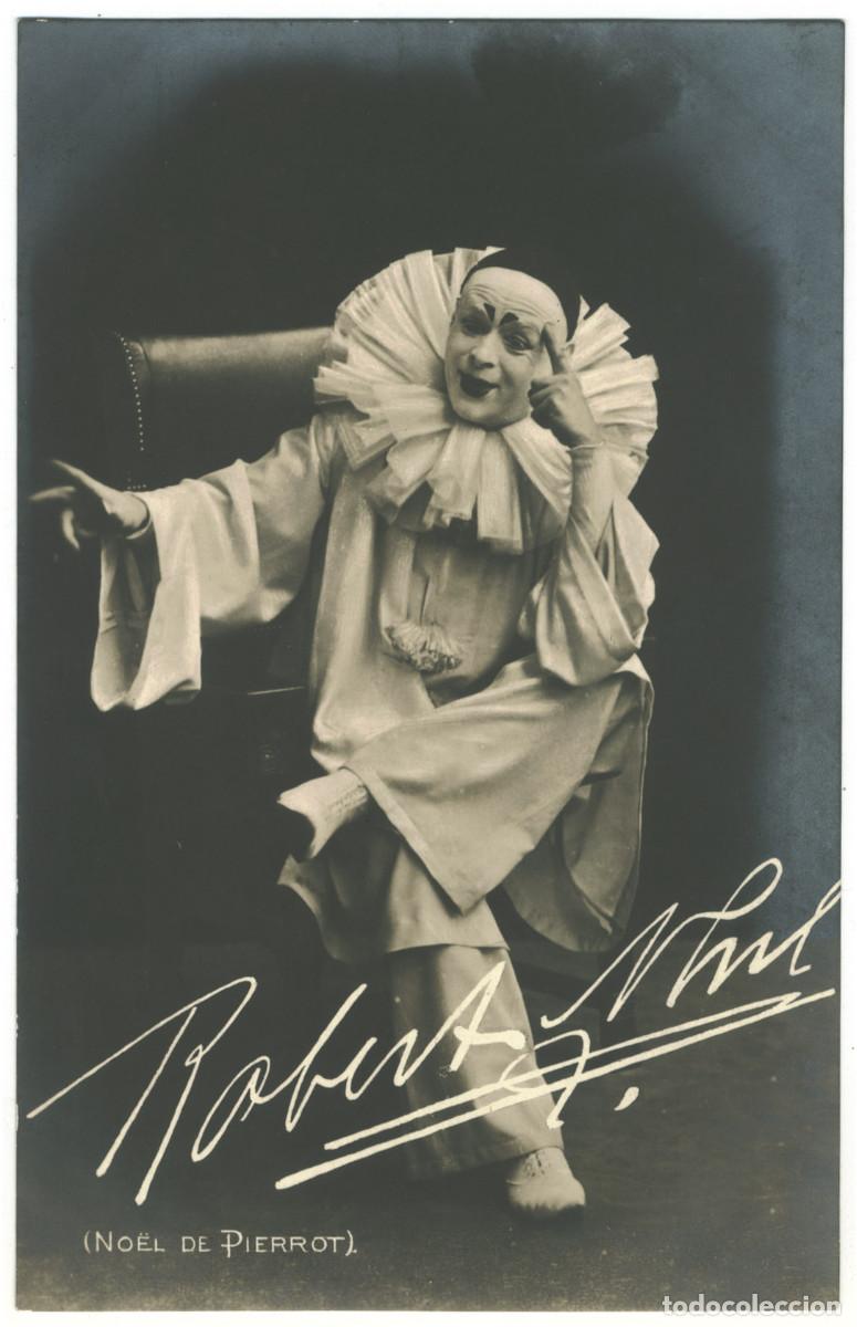 Postales: Actor NHIL, Robert_M. Geilenfeld. 23. No&euml;l de Pierrot. Editorial Sign